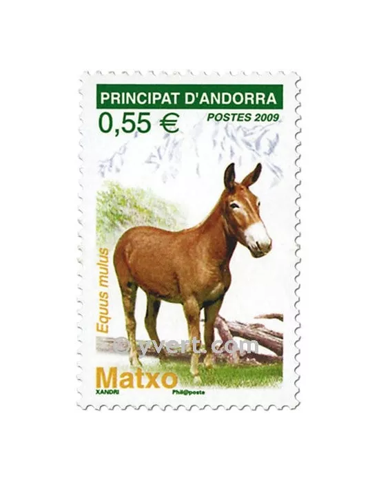 n° 667/668 - Timbre Andorre Poste