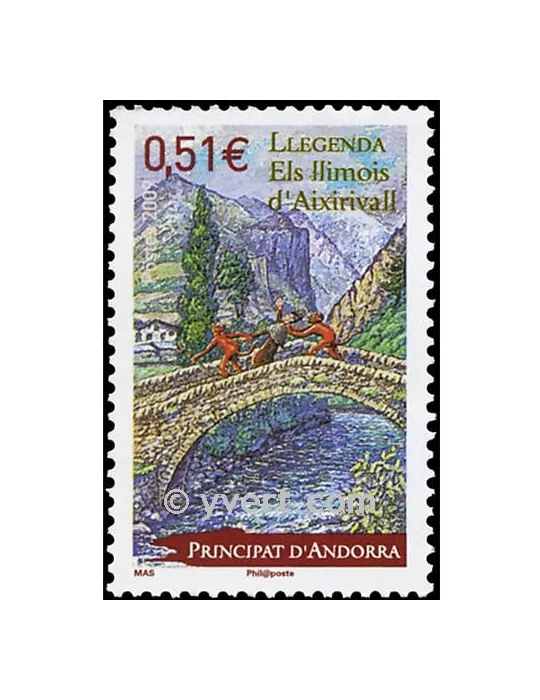 n° 669 - Timbre Andorre Poste