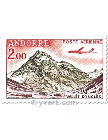 n° 5/8 - Timbre Andorre Poste aérienne