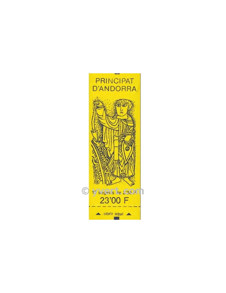n° 3 - Timbre Andorre Carnets