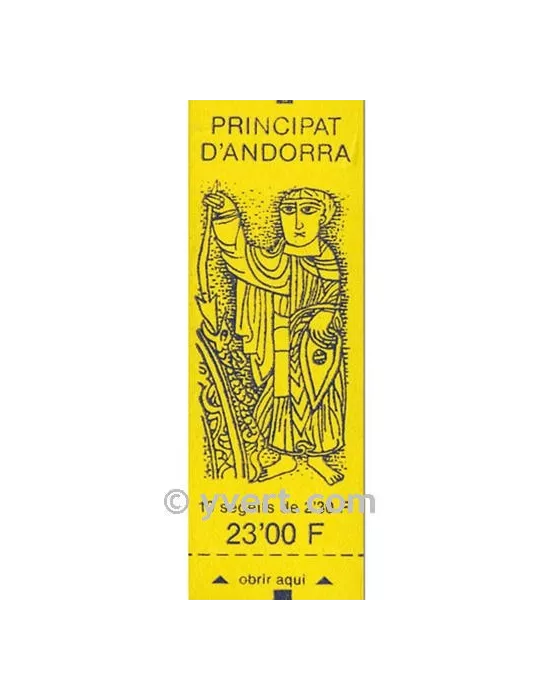 n° 3 - Timbre Andorre Carnets