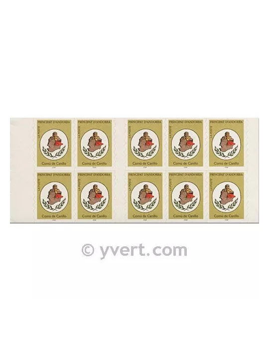 n° 6 - Timbre Andorre Carnets