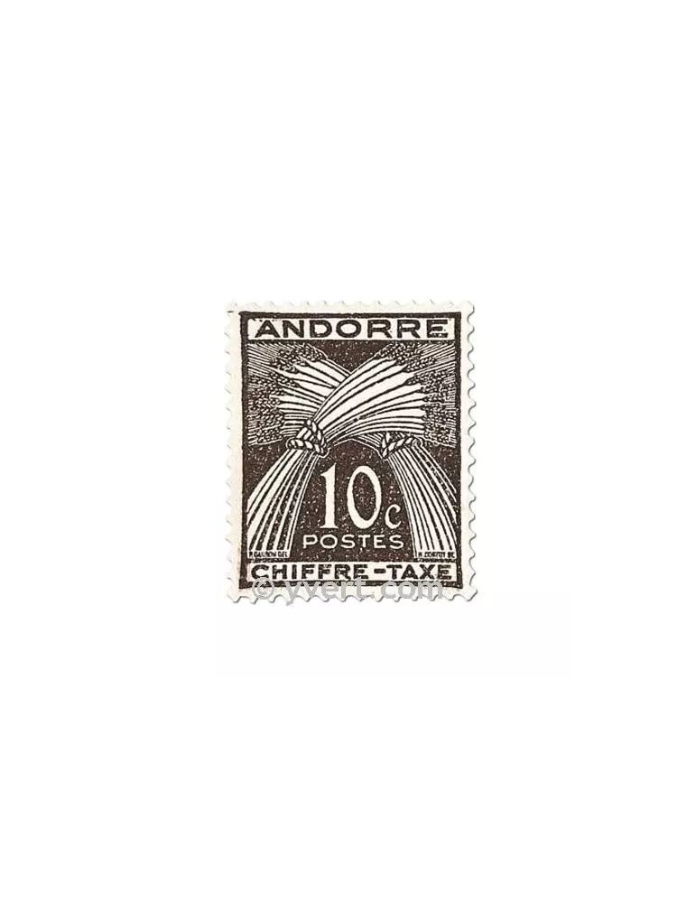 n° 21/31 - Timbre Andorre Taxe