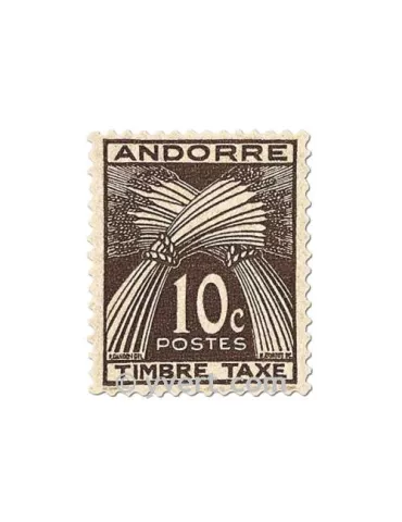 n° 32/41 - Timbre Andorre Taxe