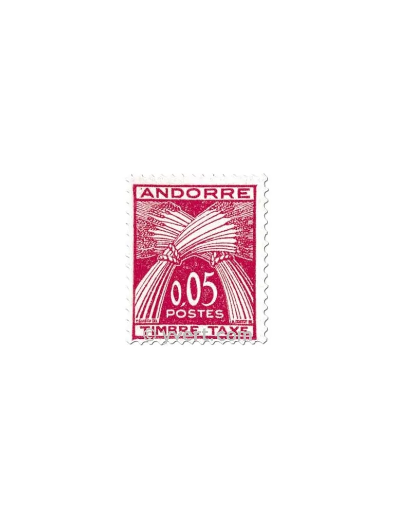 n° 42/45 - Timbre Andorre Taxe