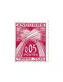 n° 42/45 - Timbre Andorre Taxe
