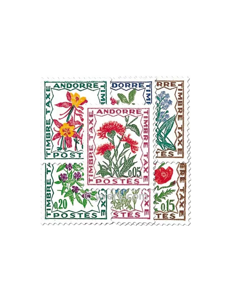 n° 46/52 - Timbre Andorre Taxe