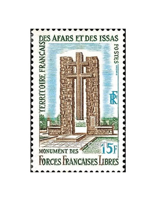 n° 347 - Timbre Afars et Issas Poste