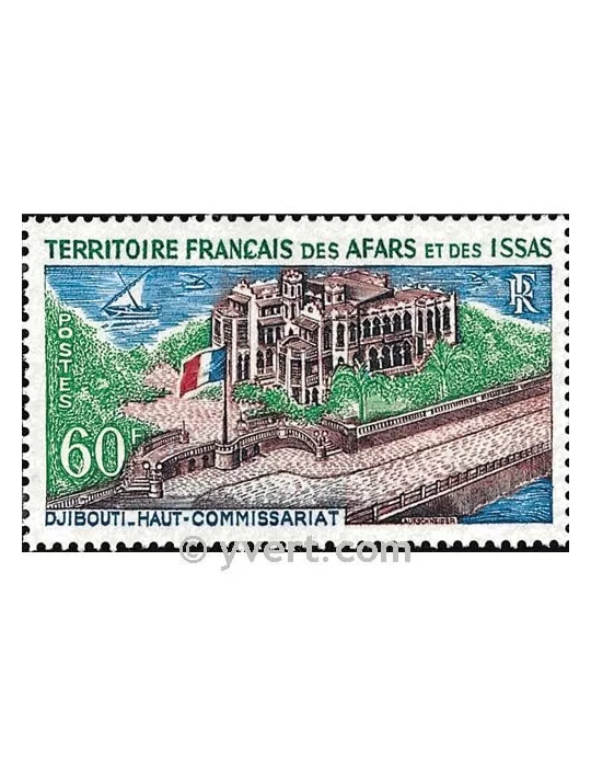 n° 348 - Timbre Afars et Issas Poste