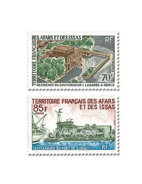 n° 349/350 - Timbre Afars et Issas Poste