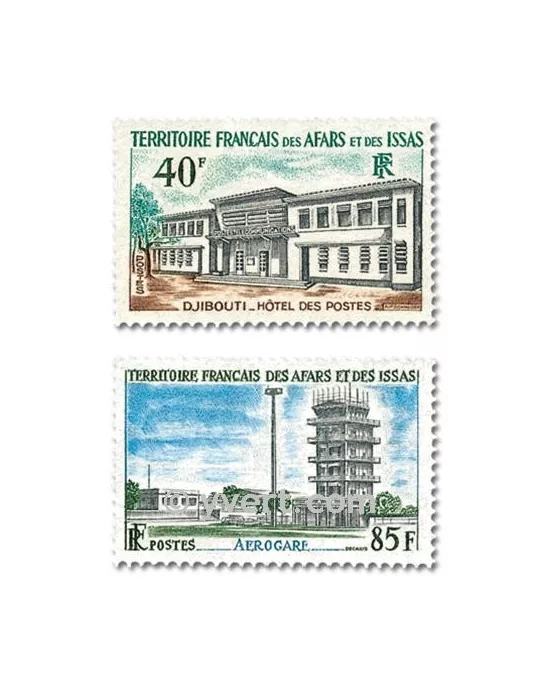 n° 355/356 - Timbre Afars et Issas Poste