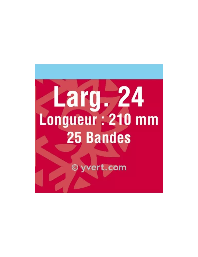 Bandes simple soudure - 24mm (Fond noir)