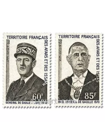 n° 375/376 - Timbre Afars et Issas Poste