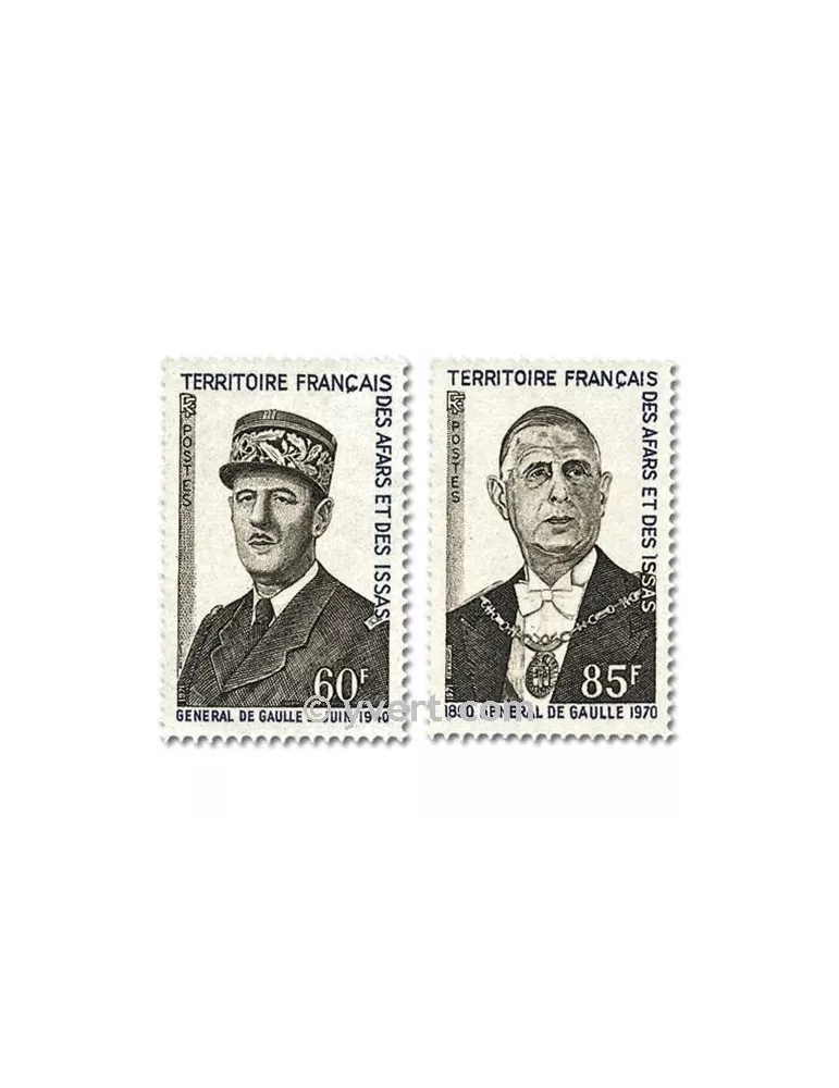 n° 375/376 - Timbre Afars et Issas Poste