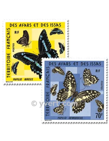 n° 406/407 - Timbre Afars et Issas Poste