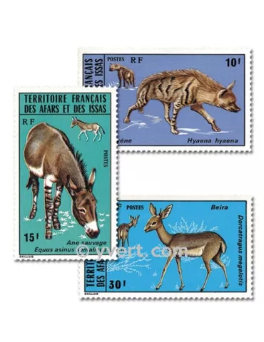 n° 416/418 - Timbre Afars et Issas Poste