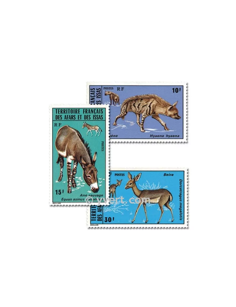 n° 416/418 - Timbre Afars et Issas Poste