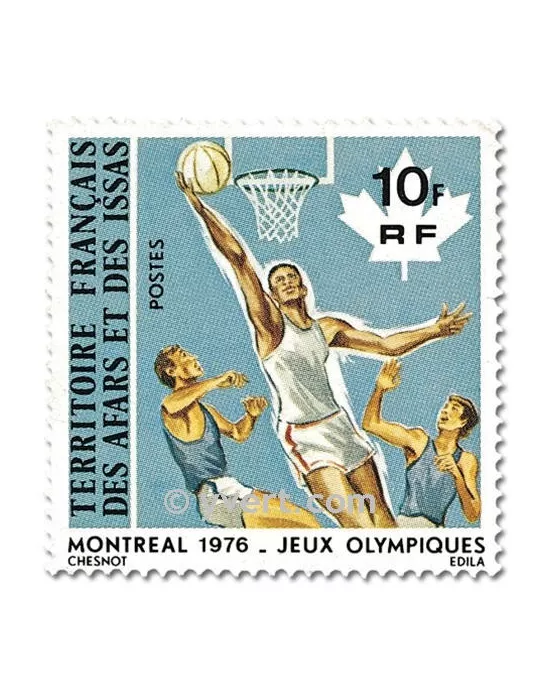 n° 431/434 - Timbre Afars et Issas Poste