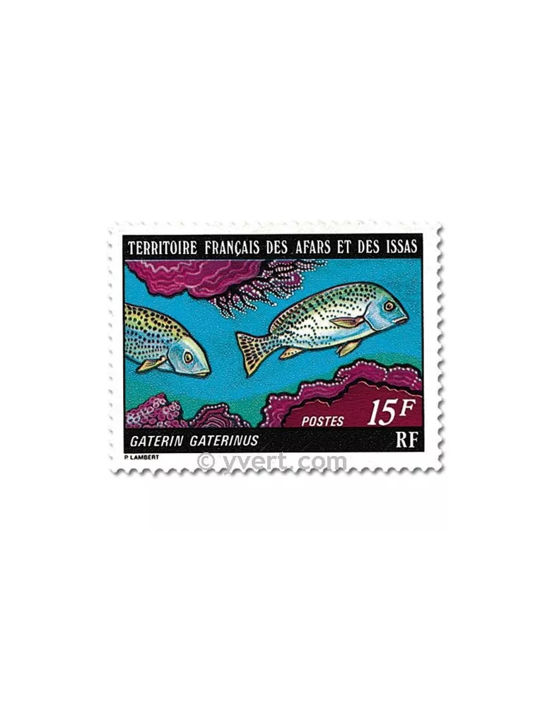 n° 441/442 - Timbre Afars et Issas Poste