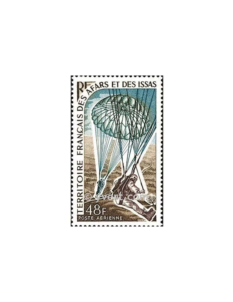 n° 57 - Timbre Afars et Issas Poste aérienne