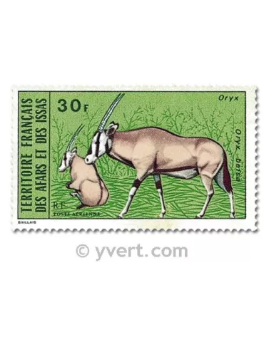 n° 80/82 - Timbre Afars et Issas Poste aérienne