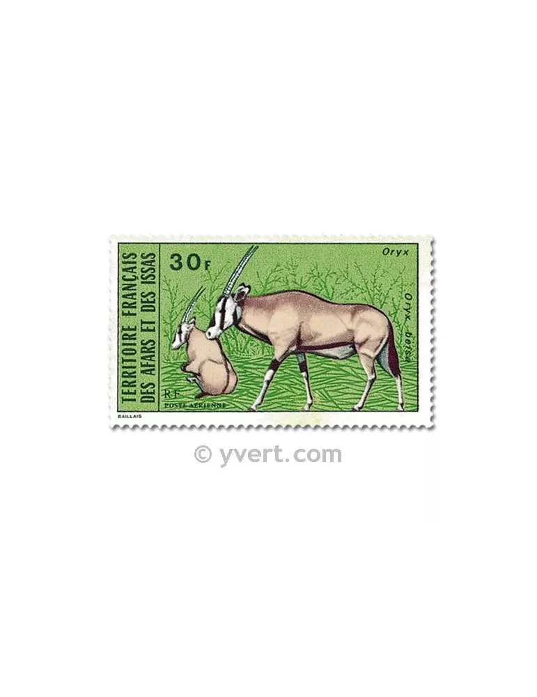 n° 80/82 - Timbre Afars et Issas Poste aérienne