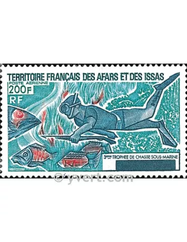 n° 99 - Timbre Afars et Issas Poste aérienne