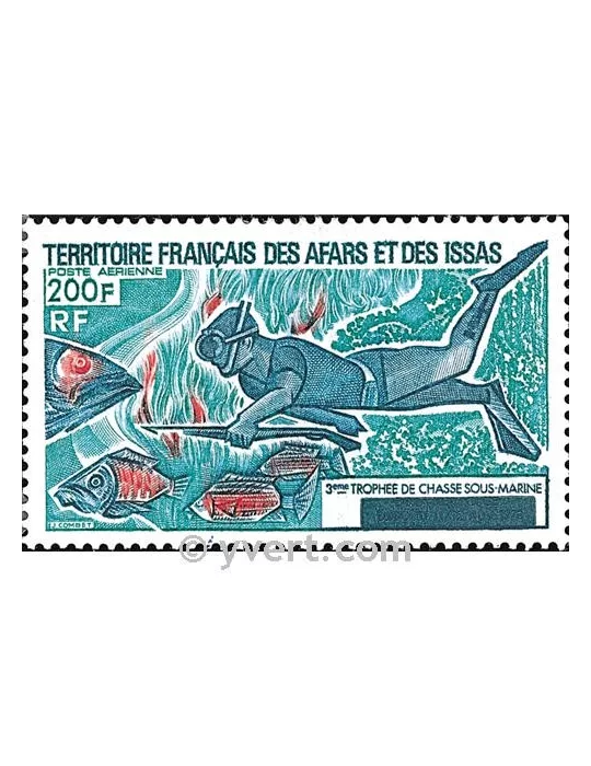 n° 99 - Timbre Afars et Issas Poste aérienne