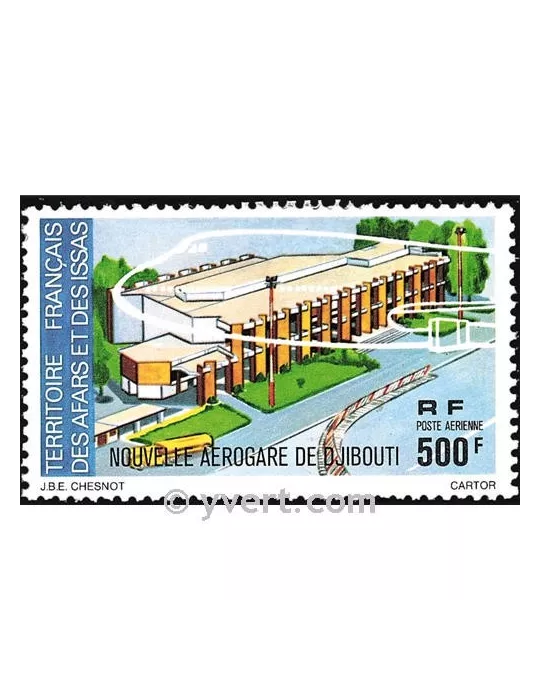 n° 109 - Timbre Afars et Issas Poste aérienne