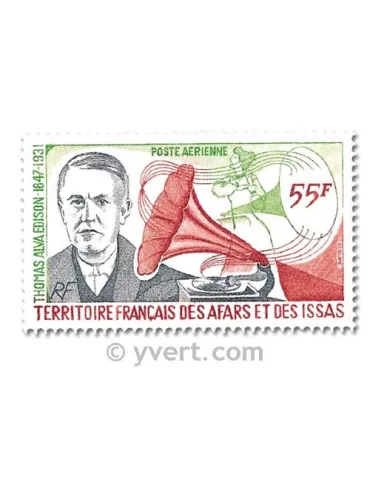 n° 110/111 - Timbre Afars et Issas Poste aérienne