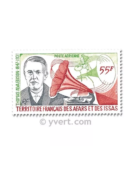 n° 110/111 - Timbre Afars et Issas Poste aérienne