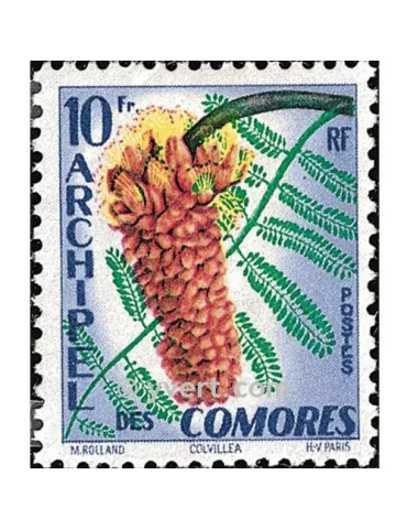 n° 16 - Timbre Comores Poste