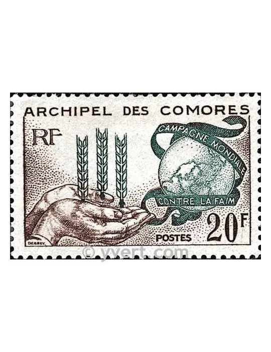 n° 26 - Timbre Comores Poste