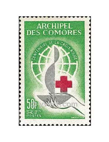 n° 27 - Timbre Comores Poste