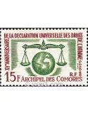 n° 28 - Timbre Comores Poste