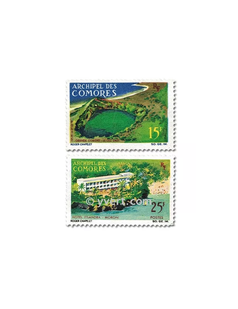 n° 39/40 - Timbre Comores Poste