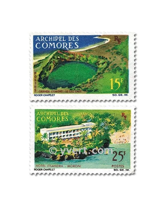 n° 39/40 - Timbre Comores Poste