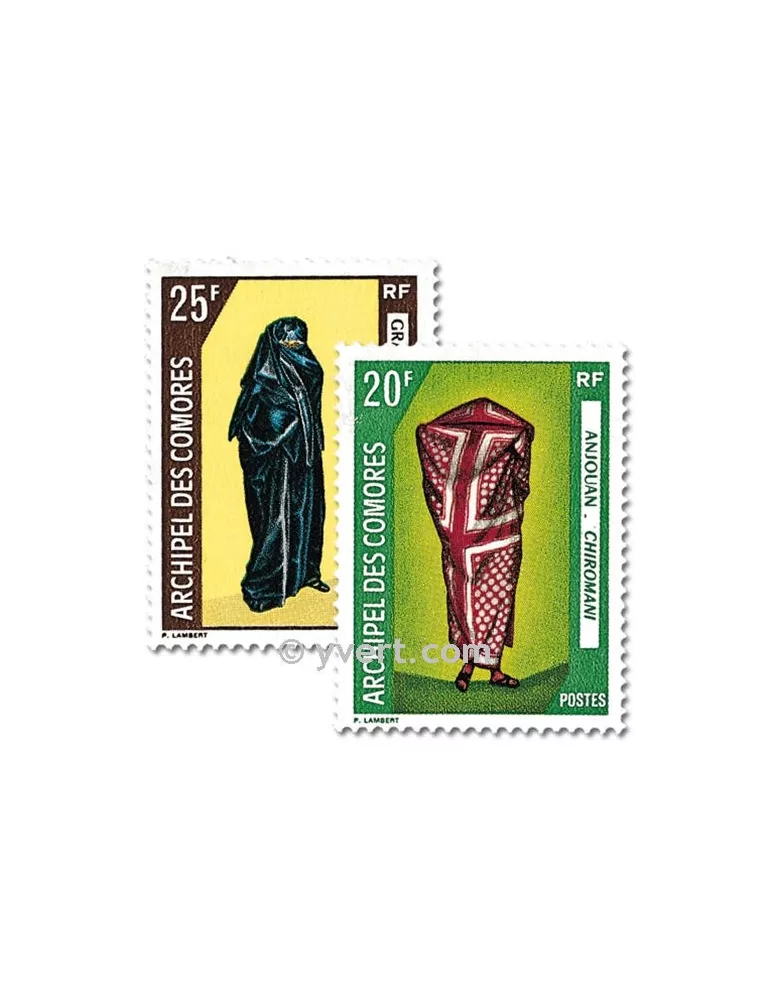 n° 58/59 - Timbre Comores Poste