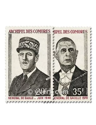 n° 77/78 - Timbre Comores Poste