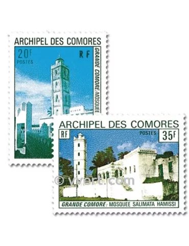 n° 87/88 - Timbre Comores Poste