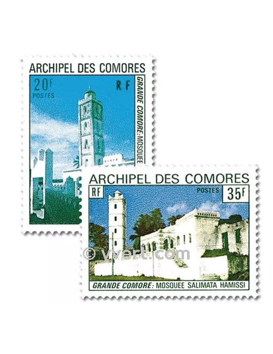 n° 87/88 - Timbre Comores Poste