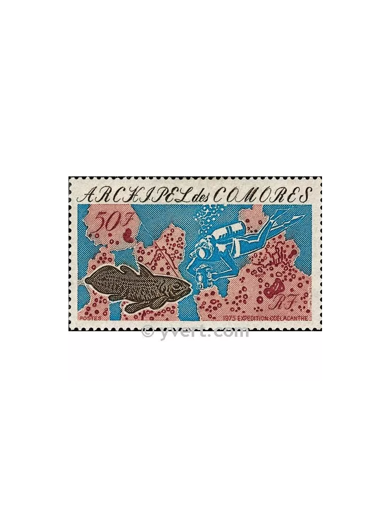 n° 104 - Timbre Comores Poste