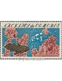 n° 104 - Timbre Comores Poste