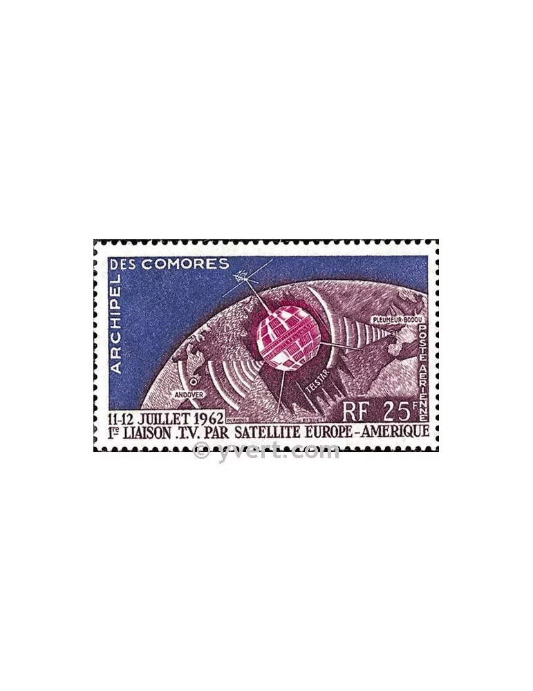n° 7 - Timbre Comores Poste aérienne
