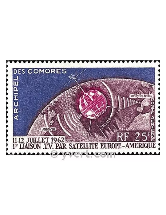 n° 7 - Timbre Comores Poste aérienne