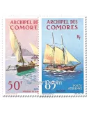 n° 10/11 - Timbre Comores Poste aérienne