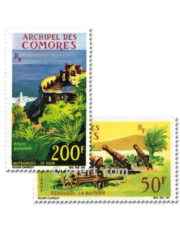 n° 18/19 - Timbre Comores Poste aérienne