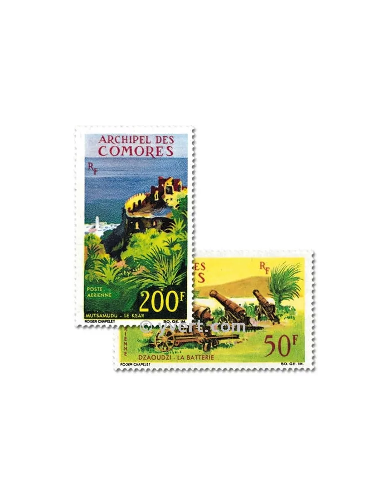 n° 18/19 - Timbre Comores Poste aérienne
