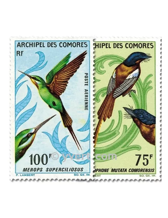 n° 20/21 - Timbre Comores Poste aérienne