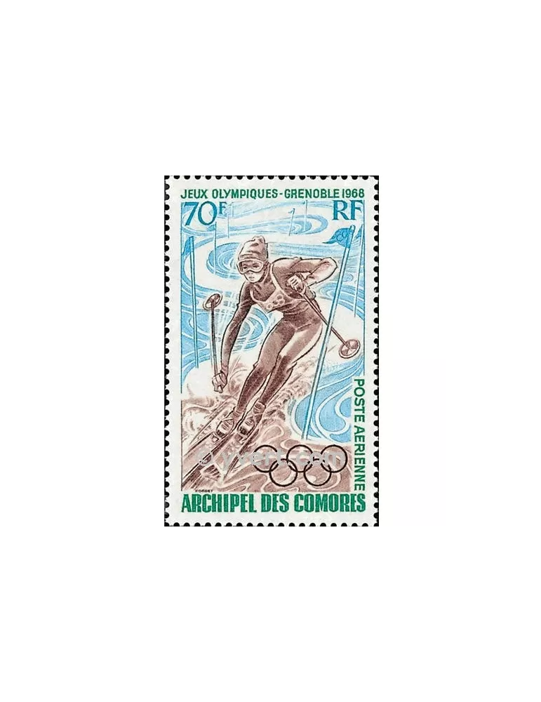 n° 22 - Timbre Comores Poste aérienne